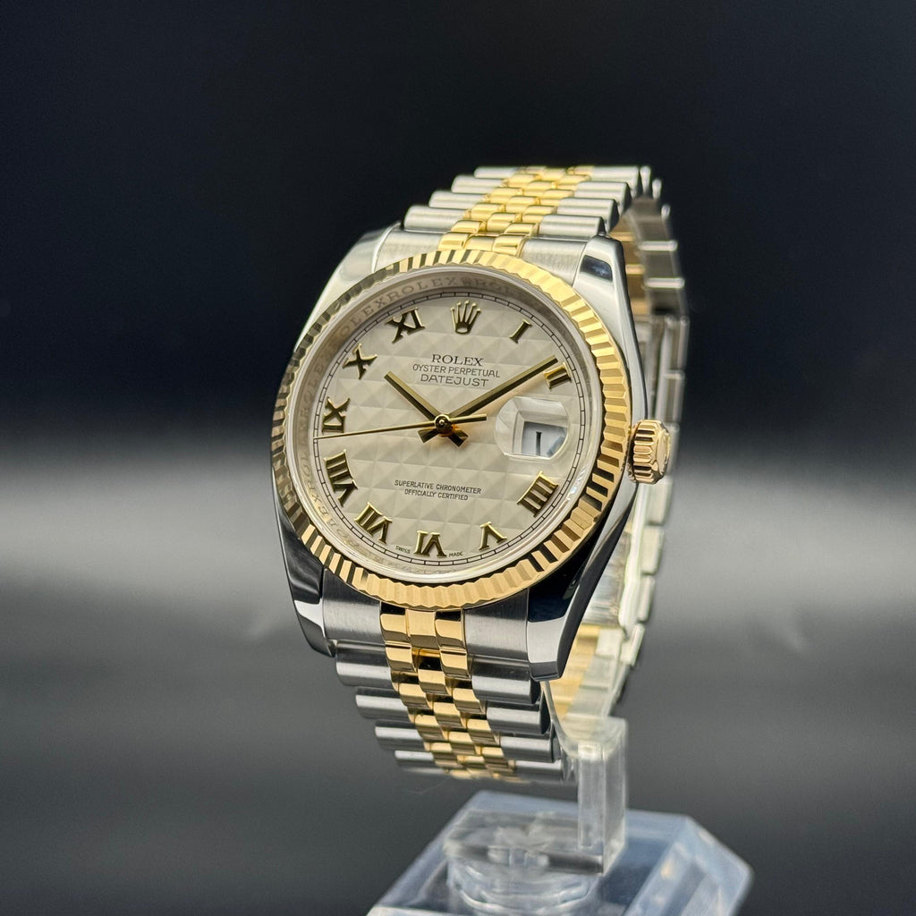 Rolex Datejust 36 | Ivory Pyramid | 2006