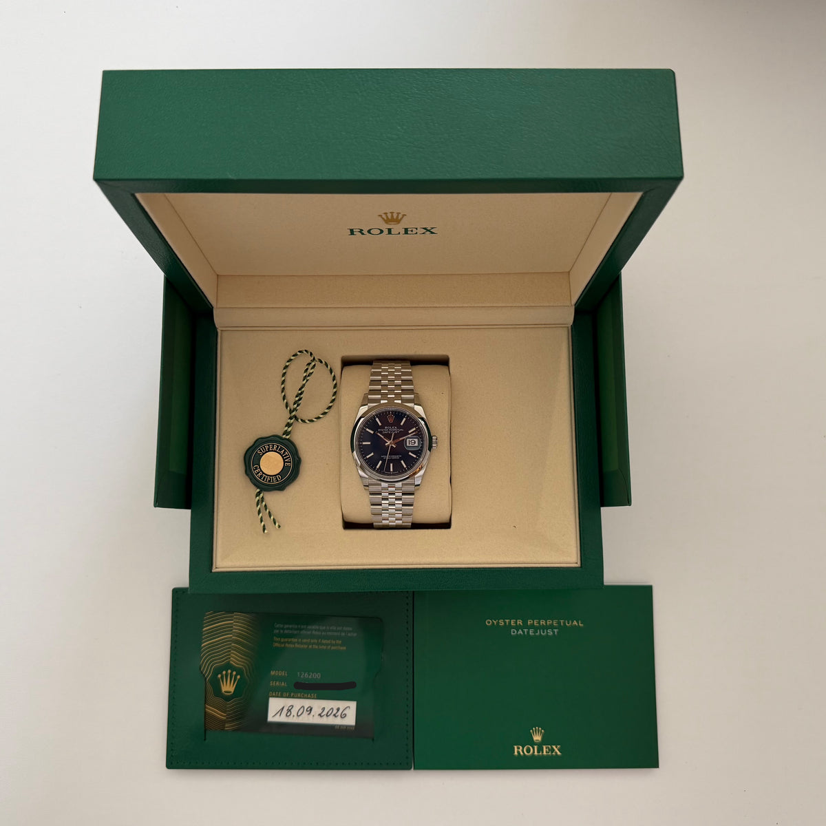 Rolex Datejust 36 | 126200 | 2026
