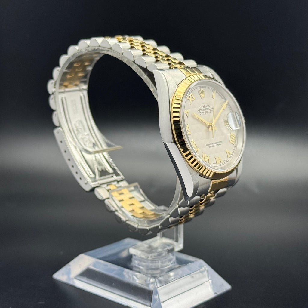 Rolex Datejust 36 | Ivory Pyramid | 2000